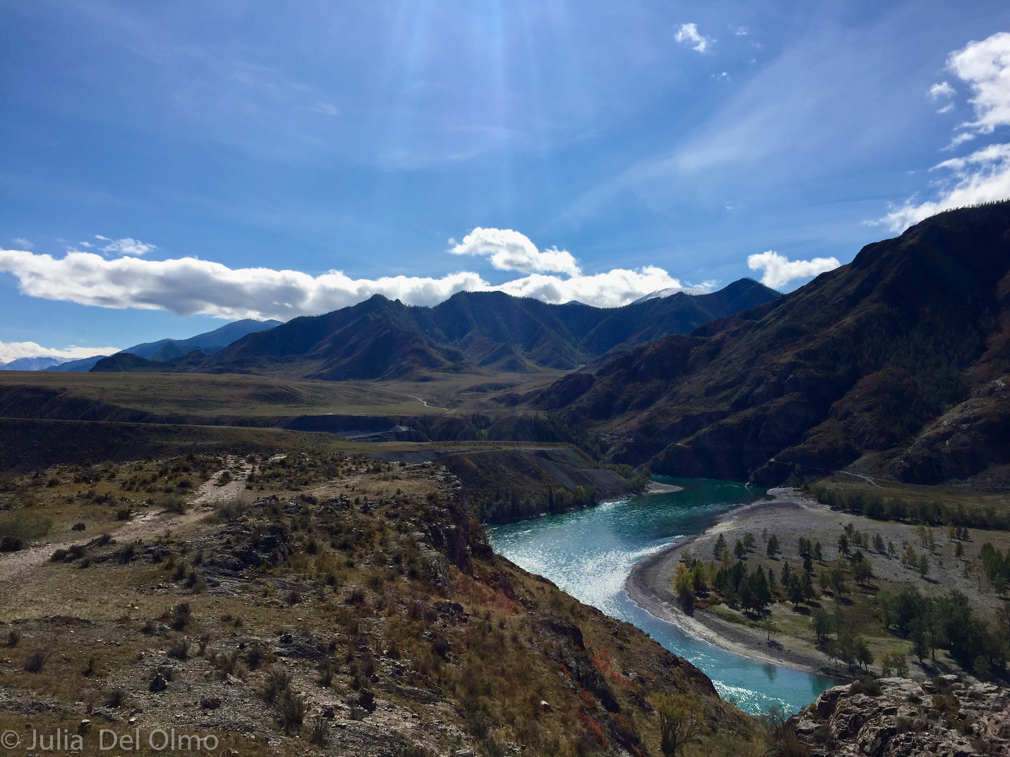 Altai - Rusia Montañas y ríos en Altai, Rusia