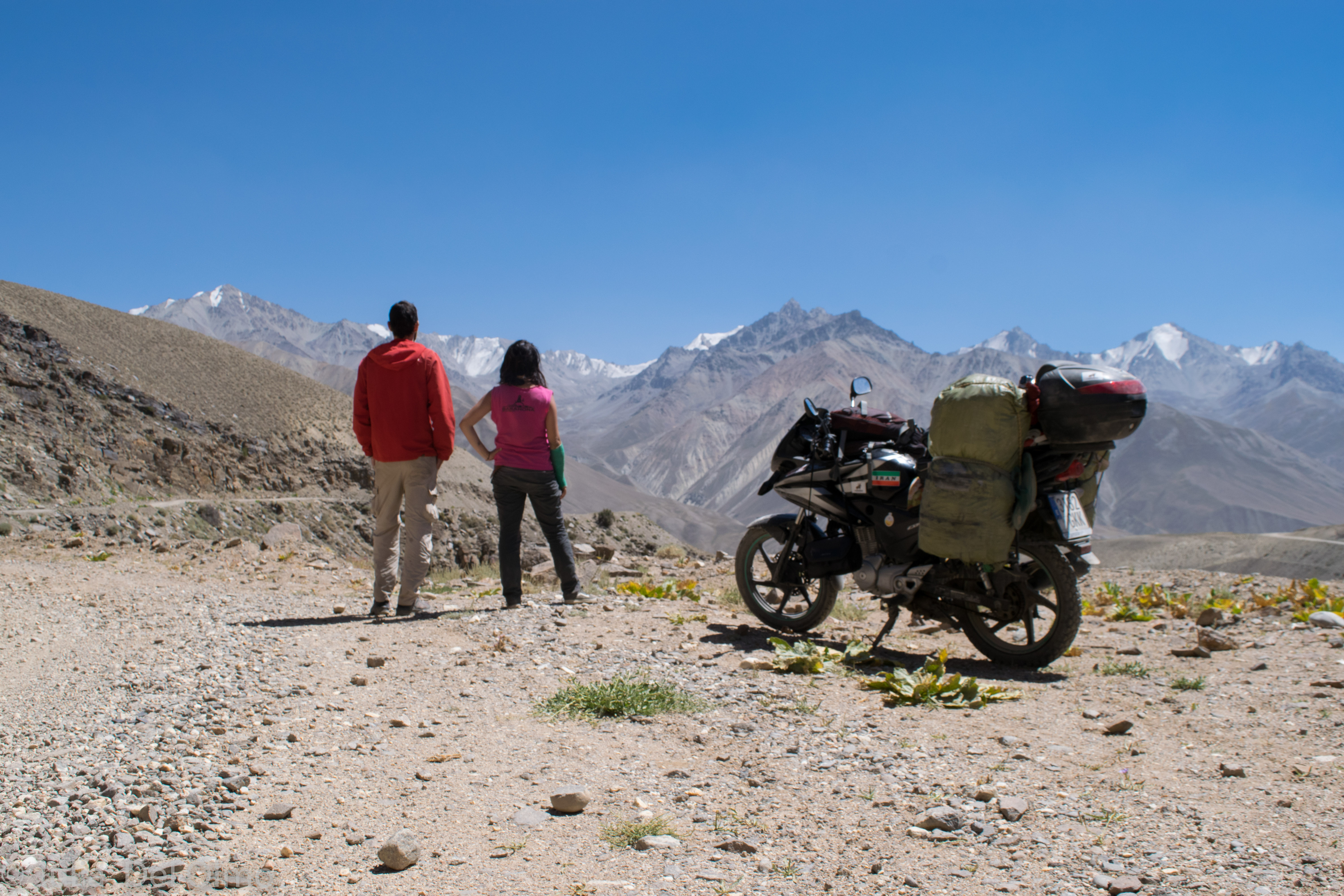 Tayikistán74 Vistas de la carretera del Pamir