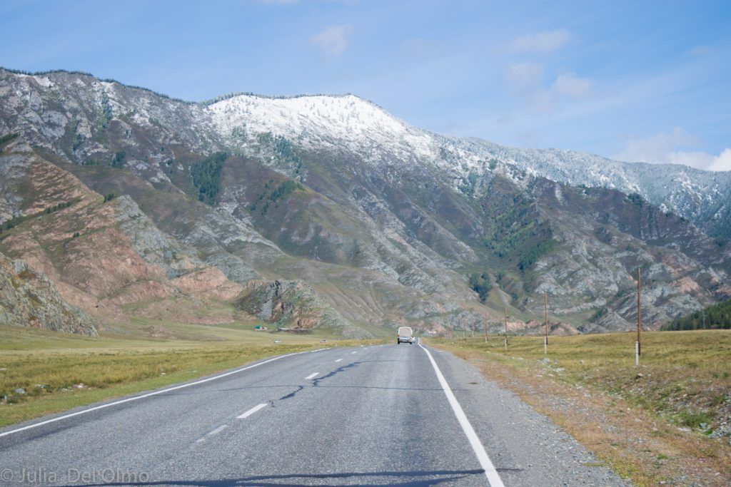 Carretera en Altai