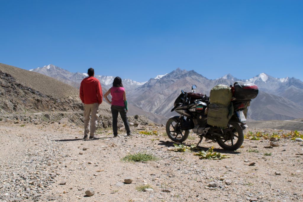 Vistas de la carretera del Pamir