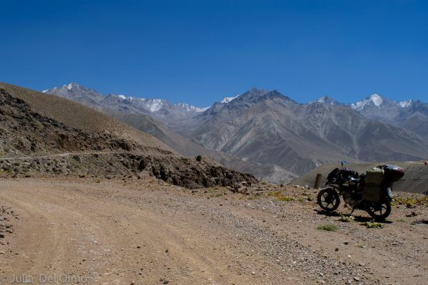 Gran viaje en una moto 125